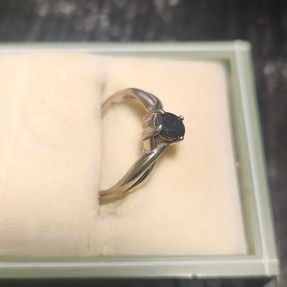 Vintage Sterling Silver Ring Sz 6 - Picture 2 of 4